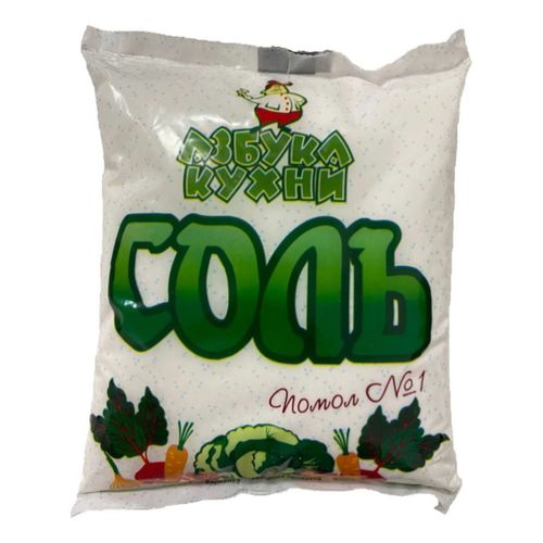 Соль поваренная Азбука кухни пищевая самосадочная 1 кг - купить с ...