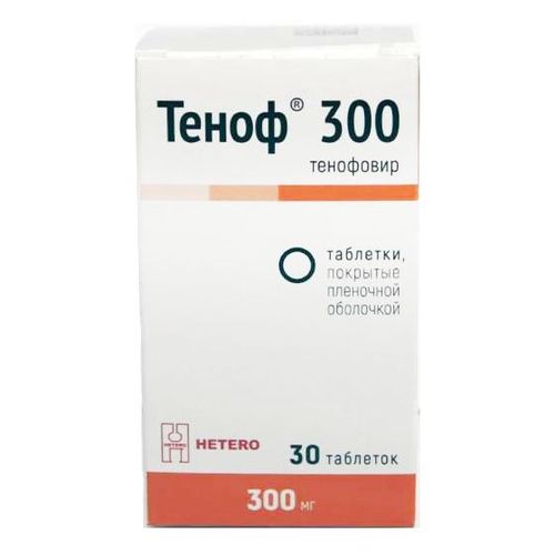 Теноф 300 таблетки 300 мг 30 шт -  с доставкой на дом в Сбер