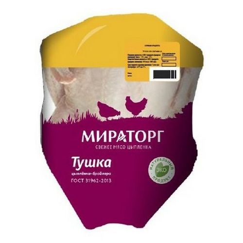 Тушка Курицы Мираторг Охлажденная ~1,5 Кг Купить Для Бизнеса И.