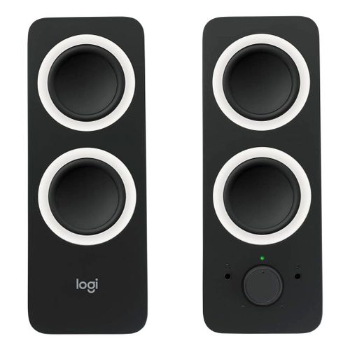 Колонки Logitech Z200 черные - купить с доставкой на дом в СберМаркет