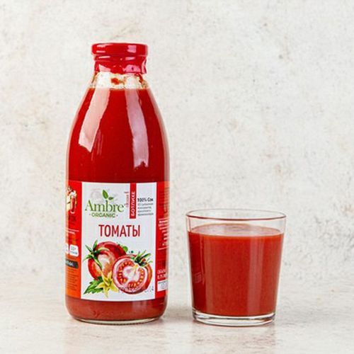 Сок Ambre Naturel томатный прямого отжима с мякотью 750 мл - купить с ...