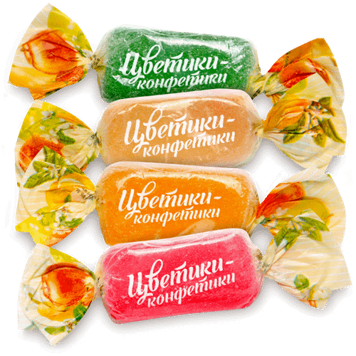 Желейные конфеты Азовская Кондитерская Фабрика Цветики-конфетики 250 г ...