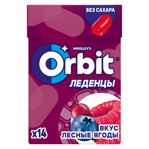 Леденцы Orbit Лесные ягоды 35 г - купить с доставкой на дом в СберМаркет