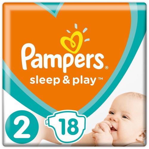 Подгузники Pampers Sleep & Play 2 (4-8 кг) 18 шт