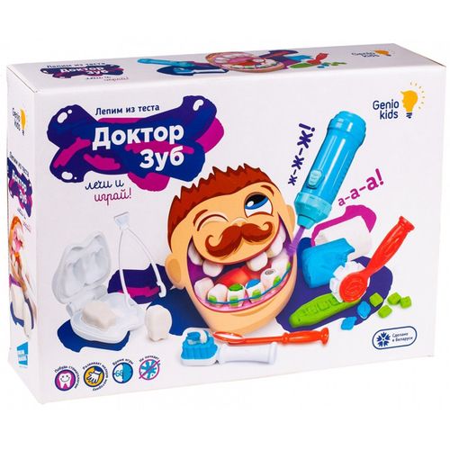 Набор для лепки Genio Kids Доктор зуб 16 предметов