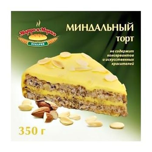 Торт Марфа и Мария Миндальный 350 г