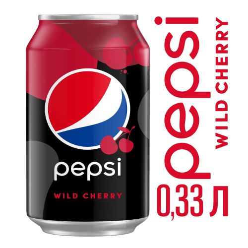 Газированный напиток Pepsi Вайлд Черри 330 мл х 12 шт
