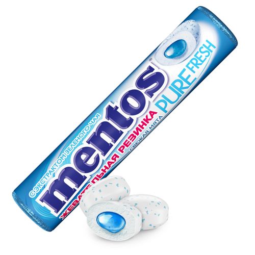 Жевательная резинка Mentos Pure Fresh Свежая мята 15,5 г