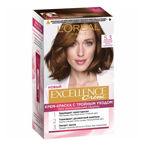 Крем-краска для волос L'Oreal Paris Excellence светло-каштановая ...