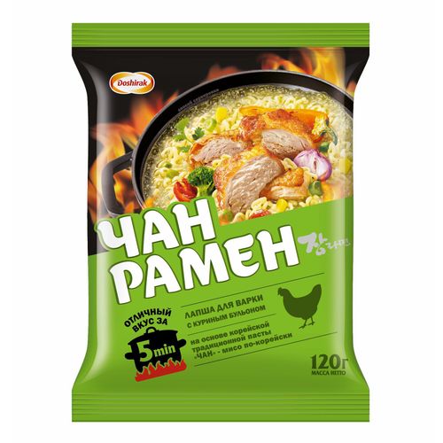 Лапша Доширак Чан Рамен со вкусом курицы 120 г - купить с доставкой на ...
