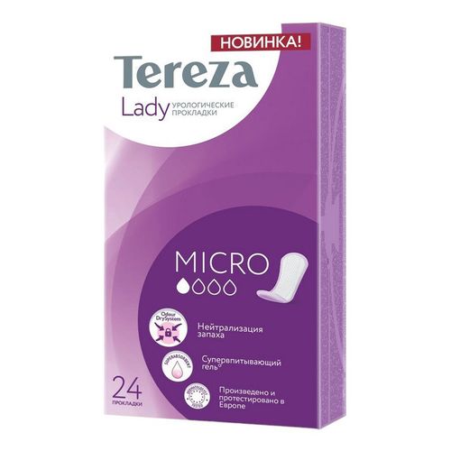 Прокладки урологические TerezaLady Micro 24 шт
