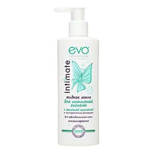 Жидкое мыло для интимной гигиены Evo с молочной кислотой и экстрактом ромашки 200 мл