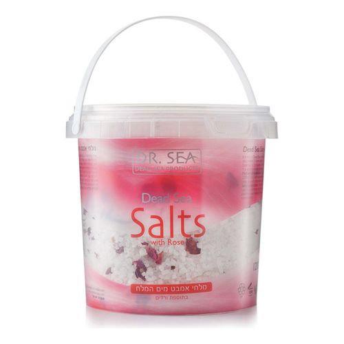 Соль для ванны Dr. Sea Мертвого моря с лепестками роз 1,2 кг