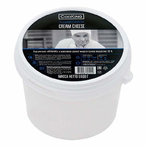 Сыр мягкий Cooking Cream cheese 70% ~5,5 кг