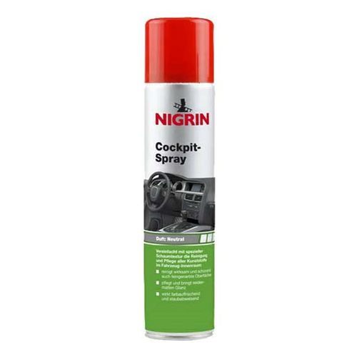 Очиститель Nigrin Cockpit-spray для пластика с нейтральным ароматом