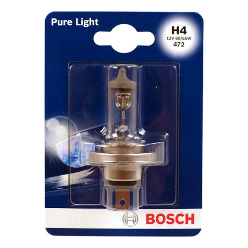 Автолампа Bosch Pure Light H4 60/55W 1987301001 галогенная 1 шт