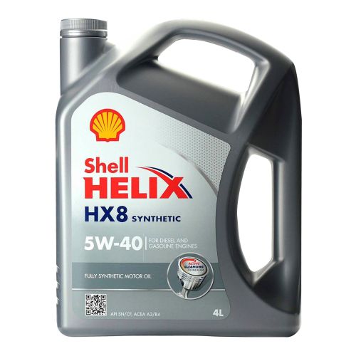 Масло моторное Shell Helix HX8 5W-40 синтетическое 4 + 1 л