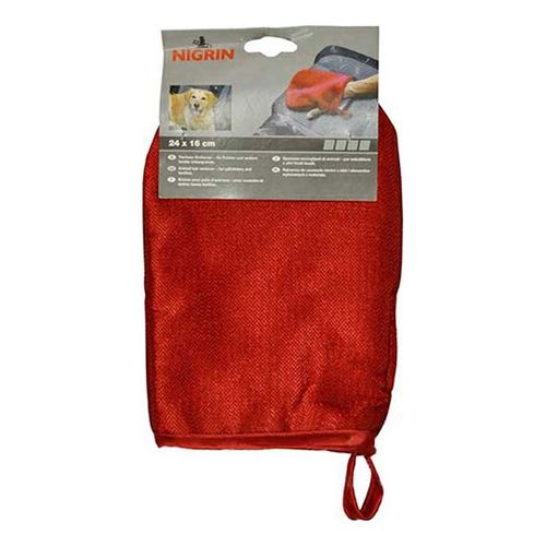 Перчатка Nigrin для для удаления шерсти домашних животных с обивки автомобиля