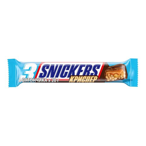 Батончик Snickers Crisper шоколадный 60 г