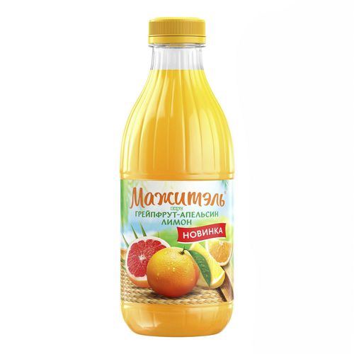 Сывороточный напиток Мажитэль J7 грейпфрут - апельсин - лимон 0,03% 910 мл