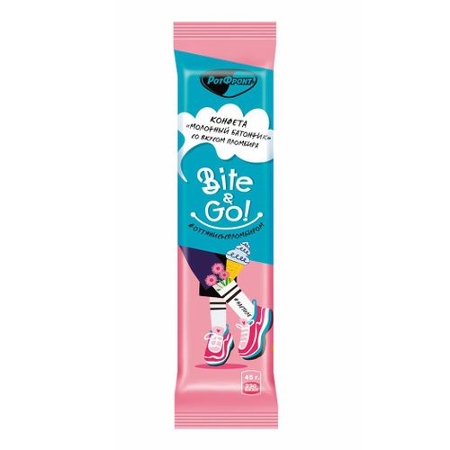 Батончик Рот Фронт Bite&Go молочный пломбир 45 г - купить с доставкой ...