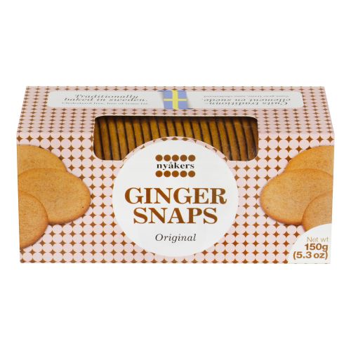 Печенье Nyakers Snaps Ginger Original традиционное имбирное 150 г