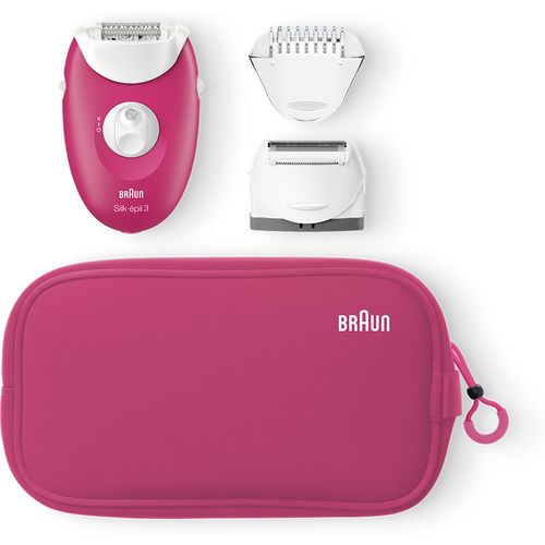 Эпилятор Braun Silk-epil 3 - 3420 + стайлер для бикини - купить с доставкой  на дом в СберМаркет