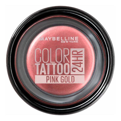 Тени для век Maybelline New York Color Tattoo 24 часа гелевые 65 розовое золото 4,5 г