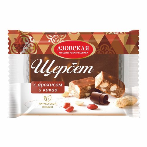 Щербет Азовская кондитерская фабрика с арахисом и какао 200 г