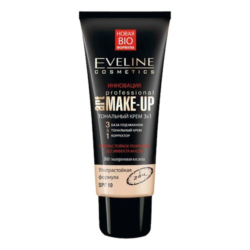 Тональный крем Eveline Cosmetics Art Professional Make-Up 3 в 1 бежевый SPF 10 30 мл