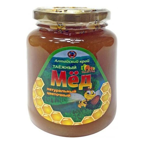 Мед натуральный цветочный 350 г - купить с самовывозом в СберМаркет
