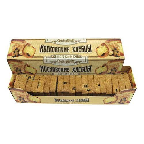 Печенье Спартак Московские хлебцы сдобное с изюмом 200 г