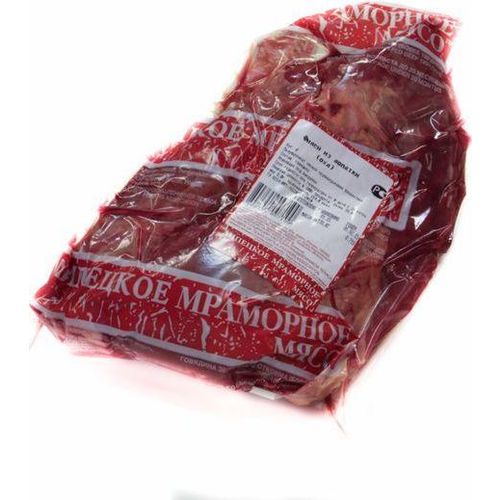 Филейная часть мраморной говядины Липецкое Мраморное Мясо охлажденная ~1,5 кг