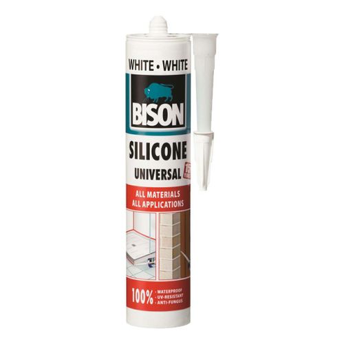 Герметик Bison Silicone Universal белый 280 мл