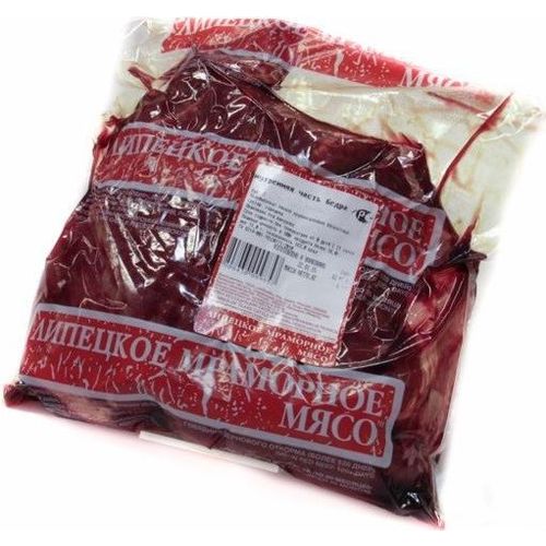Огузок из мраморной говядины без кости Липецкое Мраморное Мясо охлажденный ~850 г