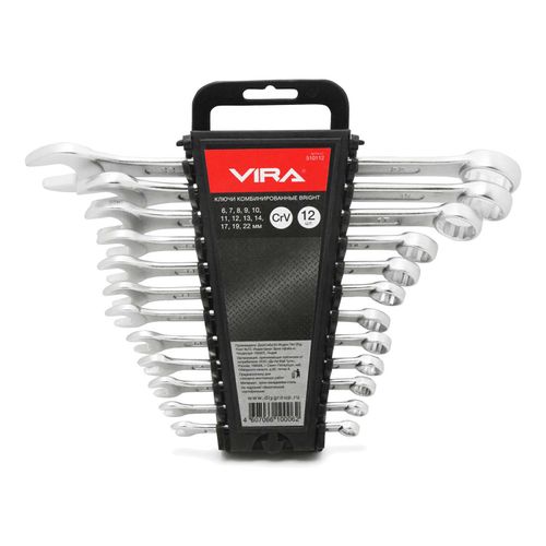 Набор автоинструмента Vira 510112 ключи комбинированные 12 предметов
