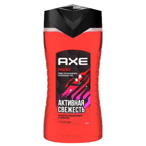 Гель для душа Axe Phoenix Активная свежесть мужской с ароматом арктической мяты и освежающих трав 250 мл