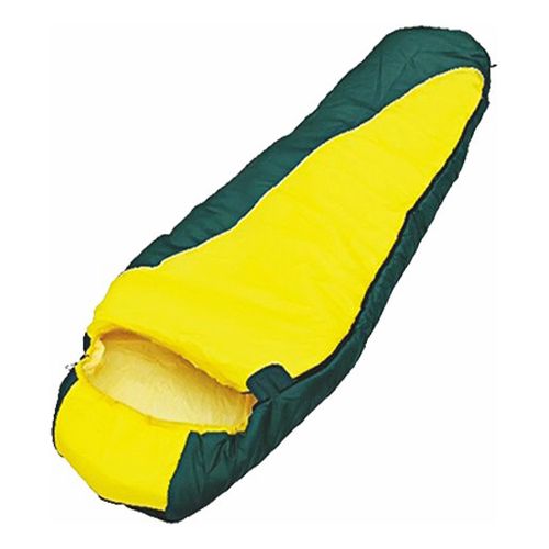 Спальный мешок Чайка правосторонняя молния желтый-зеленый