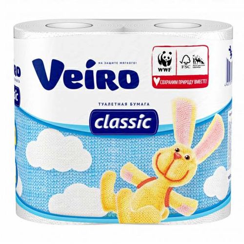 Туалетная бумага Veiro Classic 8 шт