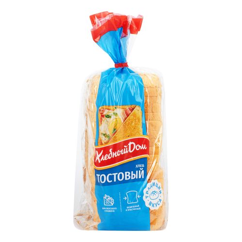 Хлеб Хлебный Дом Тостовый пшеничный в нарезке 500 г