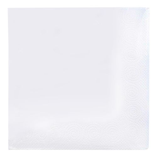 Бумажные салфетки белые трехслойные 24 х 24 см 50 шт