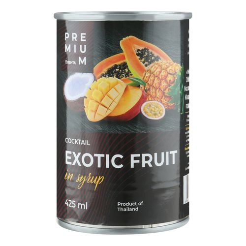 Коктейль из экзотических фруктов Лента Premium в сиропе 425 мл