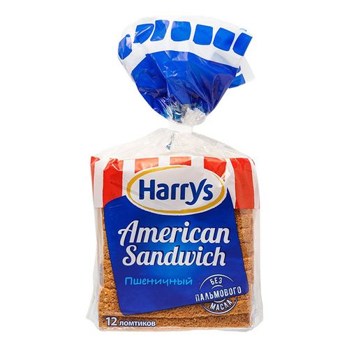 Хлеб Harry's American Sandwich Сандвичный пшеничный в нарезке 470 г