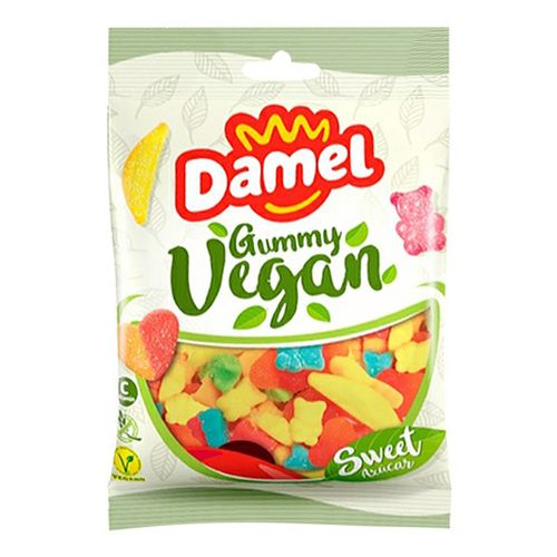 Жевательный мармелад Damel Vegan в сахаре 80 г