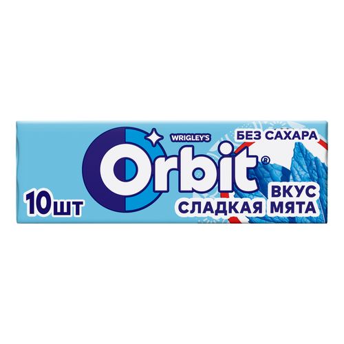 Жевательная резинка Orbit Сладкая мята без сахара 13,6 г