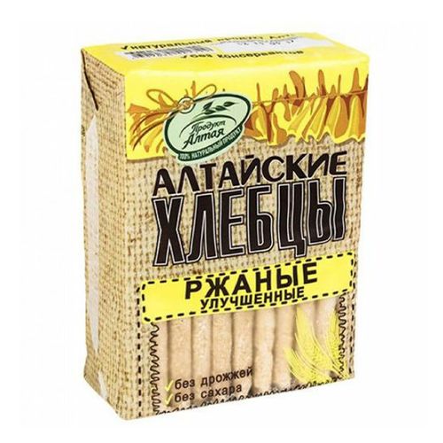 Хлебцы ржаные Продукт Алтая Алтайские 75 г