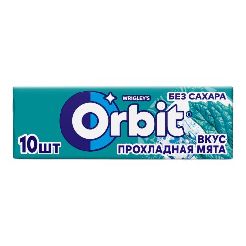 Жевательная резинка Orbit Прохладная мята без сахара 13,6 г х 30 шт