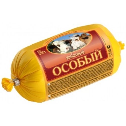 Плавленый продукт Омский завод плавленых сыров Особый с сыром копченый 48% 300 г