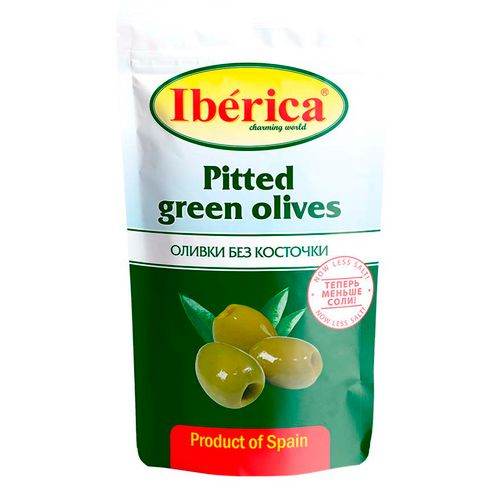 Оливки Iberica зеленые без косточки 170 г