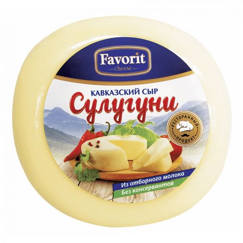 Сыр рассольный Favorit Cheese Сулугуни 45% БЗМЖ 320 г